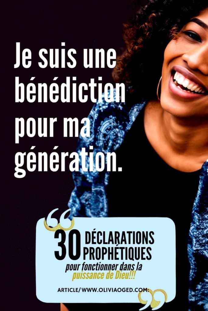30 DÉCLARATIONS PROPHÉTIQUES POUR FONCTIONNER DANS LA PUISSANCE DE DIEU!!!