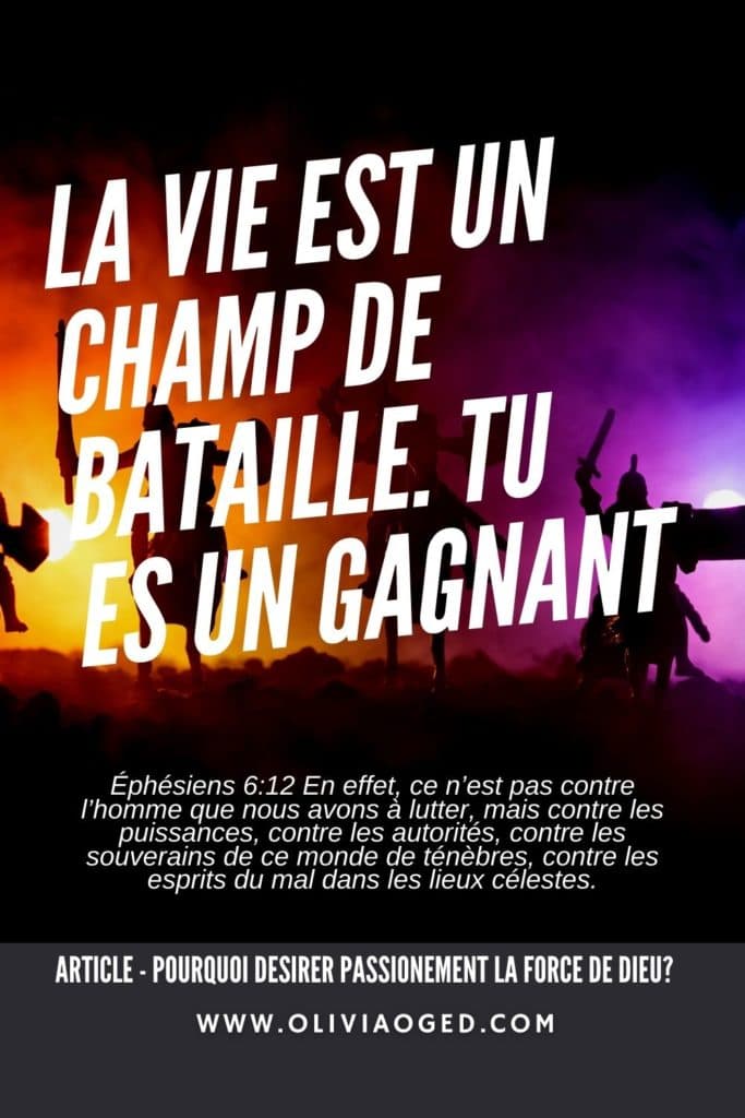la vie est un champ de bataille