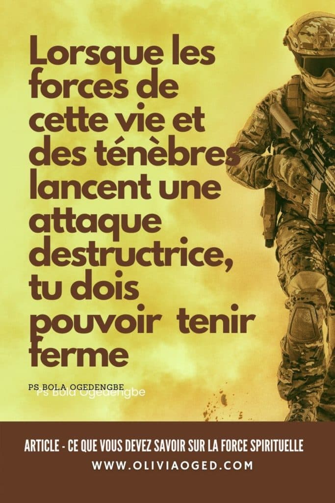 Vaincre les forces des ténèbres