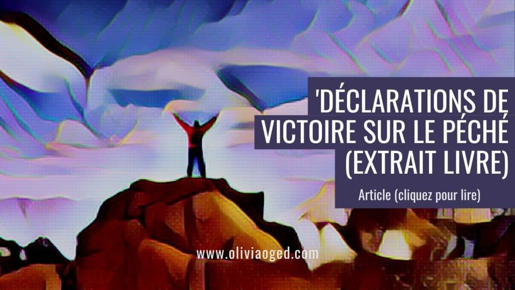 Déclarations de victoire sur le péché? EXTRAIT livre