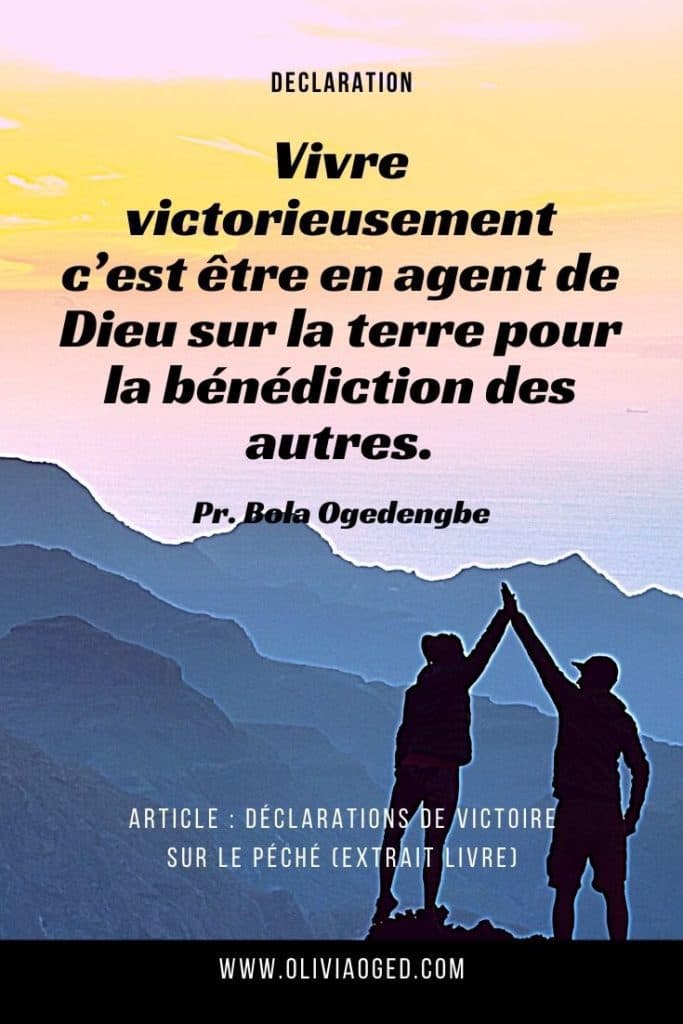 vivre victorieusement, qu'est-ce que cela veut dire