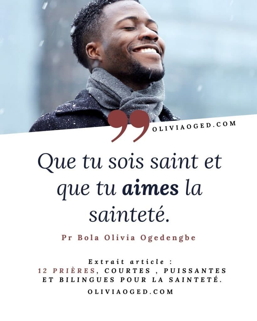 12 prières pour la sainteté