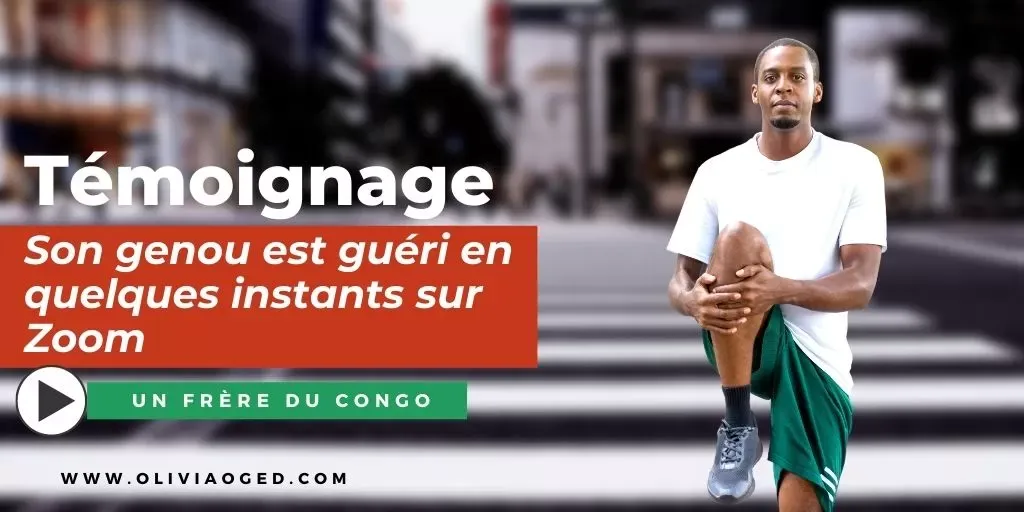 Son genou est guéri en quelques instants sur zoom