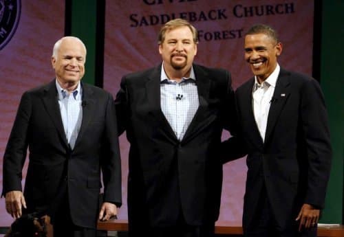 the candidates and the pastor