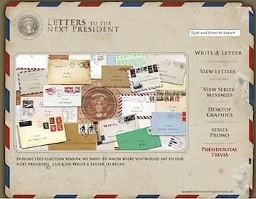 LETTERS TO THE NEXT PRESIDENT