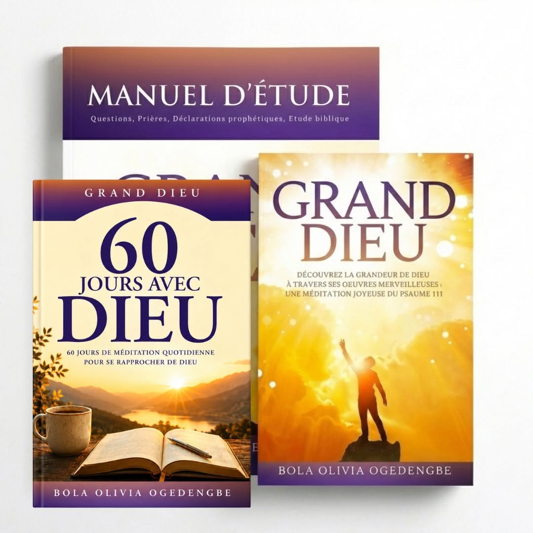 Pack Broché Grand Dieu (Livre, Manuel & 60 Jours avec Dieu)